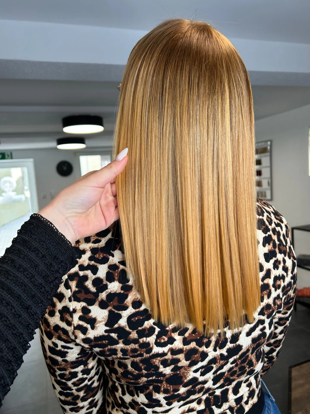 Glossy Brunette mit weichem Verlauf