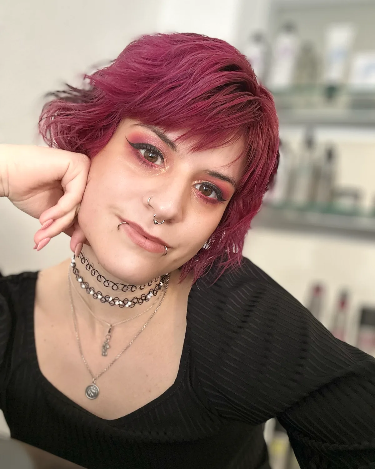 Amelie Arold, Inhaberin und Mastercoloristin, im Salon